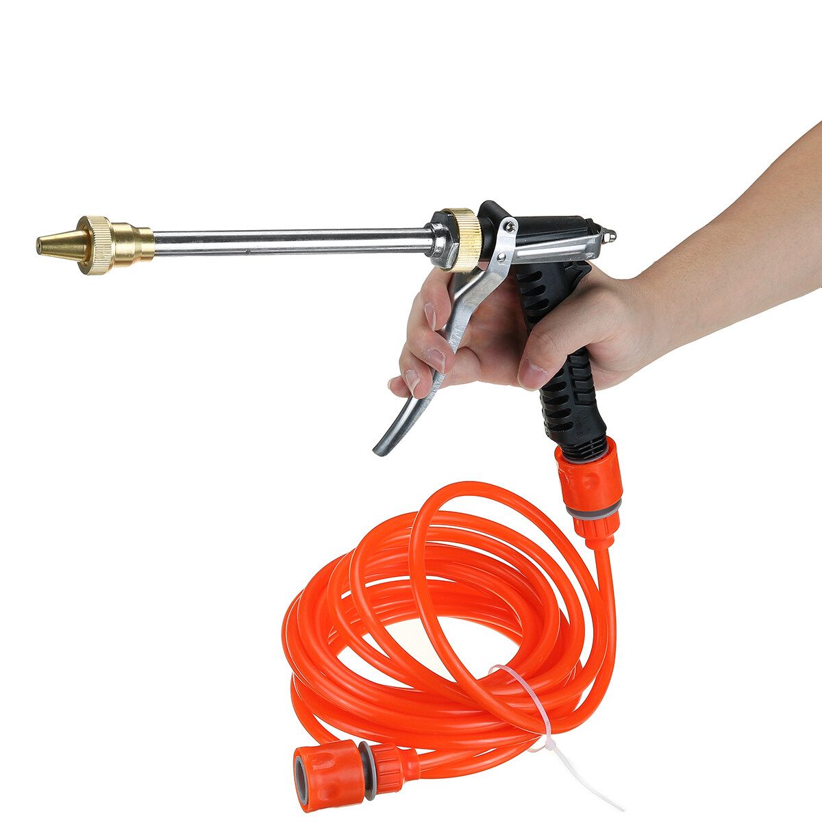 12V 120w Electric Car High Washer Water Pump Kit Water Jet 10L Wash Cleaner