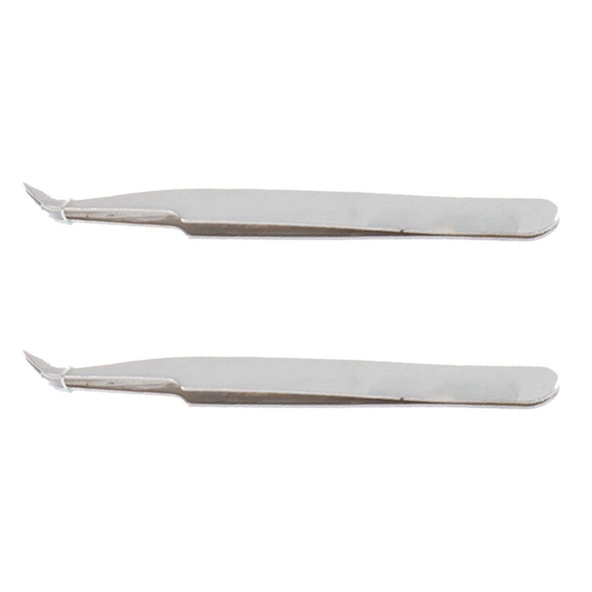 2X Anti-Static Tweezer Maintenance Tool Curved Pointed
