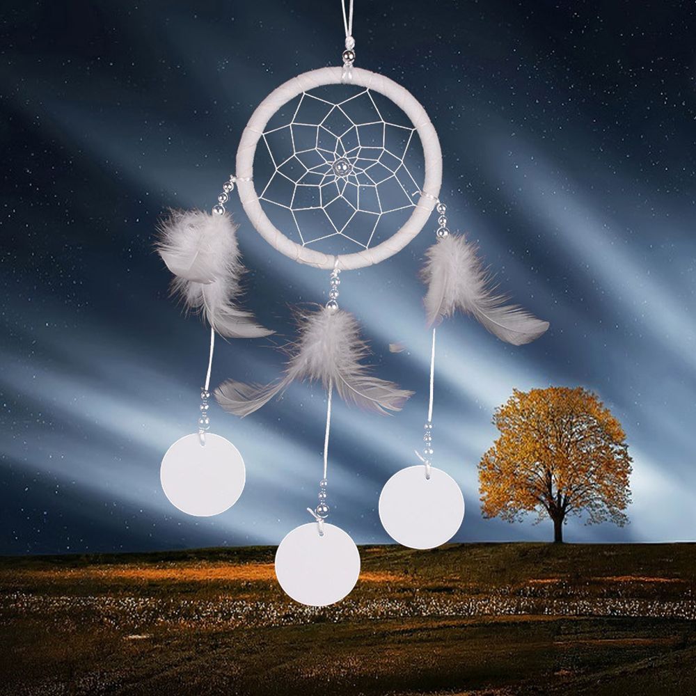 D-ream C-atcher Feather Net Hanging Design Portable For Home
