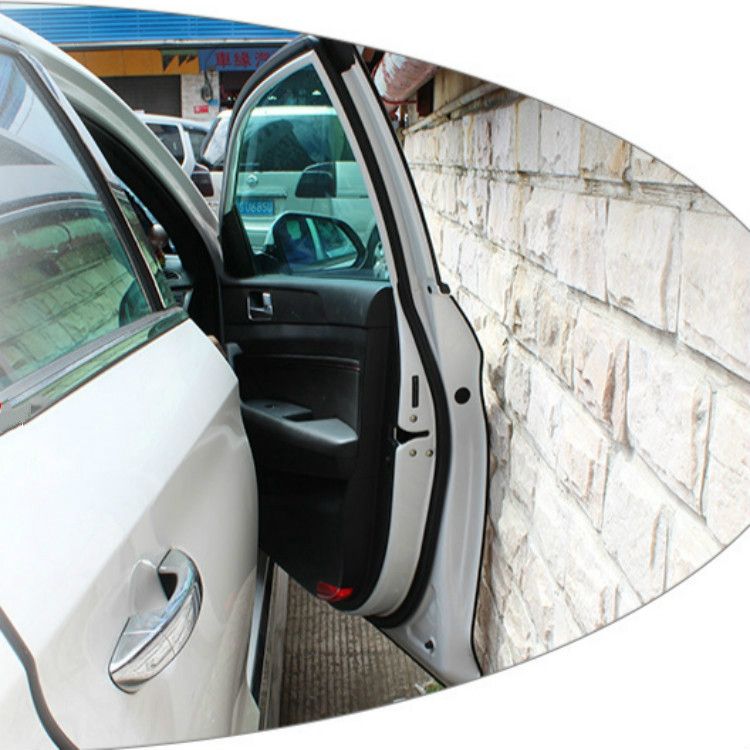 Black 5M Universal Car Door Scratch Protector Edge Strip