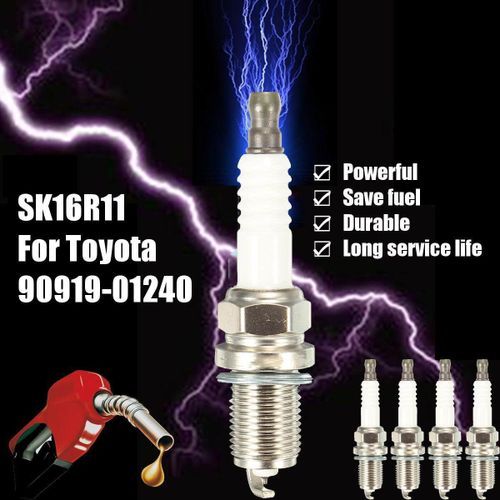 4x Denso SK16R11 Iridium Spark Plug For Toyota Corolla Matrix Prius 90919-01240