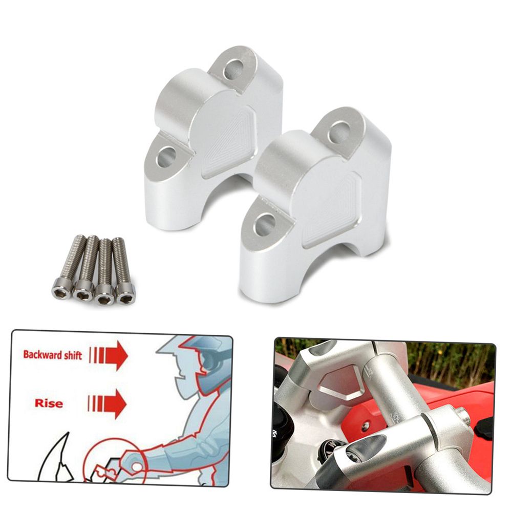 Handlebar Riser Clamp Handlebar Mount Riser Fit For BMW