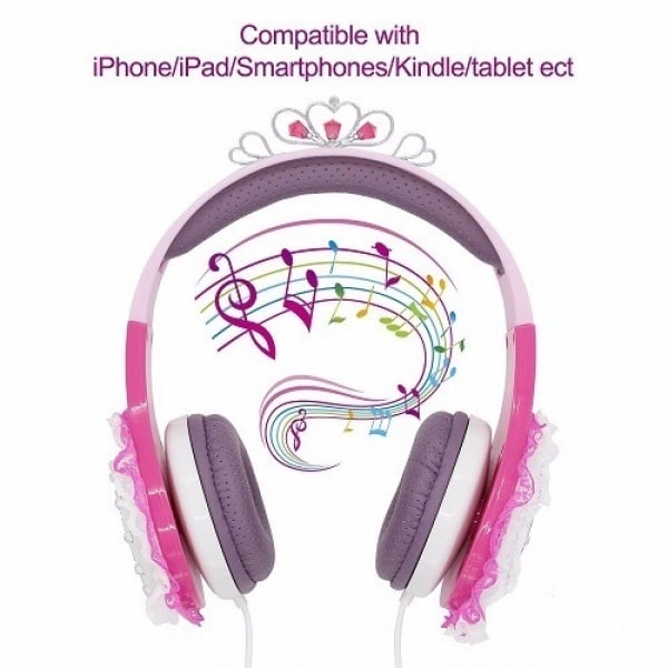 Princess Design Children's Friendly Headphones