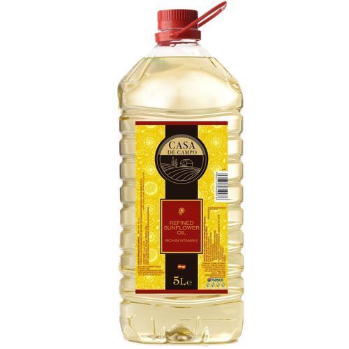 Refined Sunflower Oil 5 Litres - CARTON OF 4