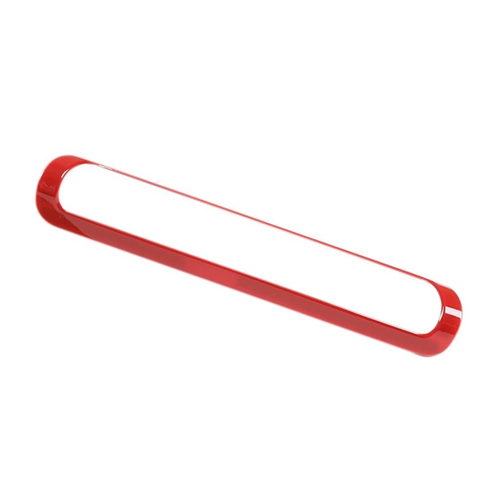 For Mercedes Benz Smart 2009-2015 Car Central Control Door Lock Switch Button Cover Trim Frame Sticker Accessories,Red