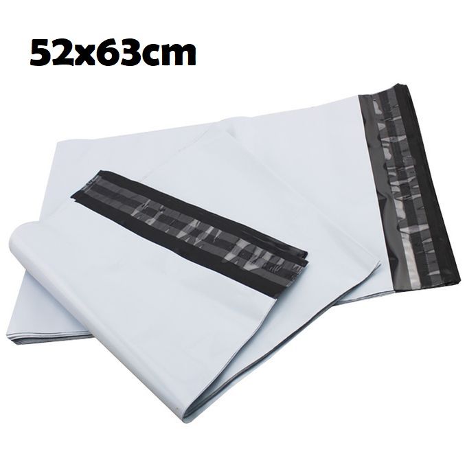 50/100pcs Self-Sealed Adhesive Courier Bags White XXL