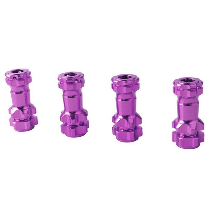 Wheel   Hub M17 17mm Extension Adapter Longer  Ombiner For 1/8 R  Model  Ar-purple