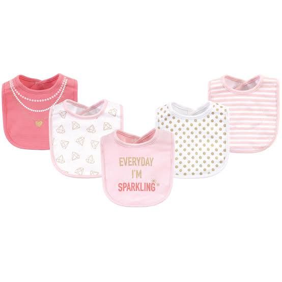 5 In 1  Girl Sparking Bibs