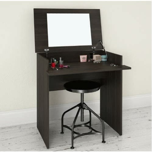 Vanity With Mirror - Ebony