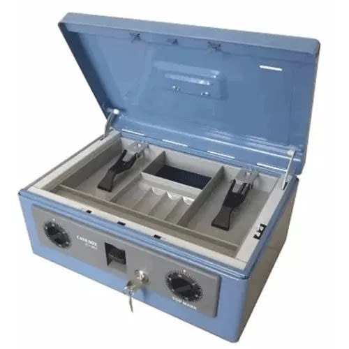 Cash Box With Code Combination And Key Lock - Fire Prove
