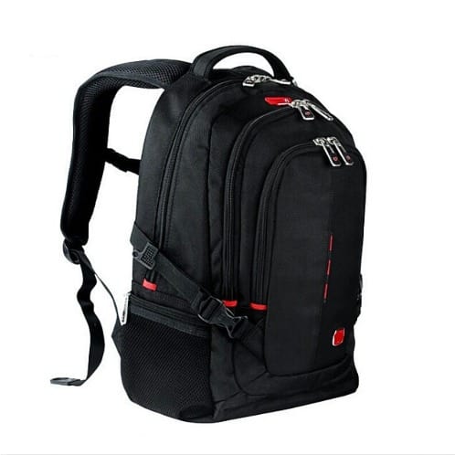 Roomie Water-Resistant Backpack - Black + Laptop Sleeve