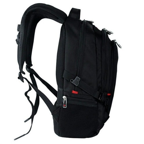 Roomie Water-Resistant Backpack - Black + Laptop Sleeve