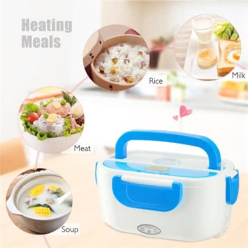 Electric Lunch Box Food Warmer - Blue