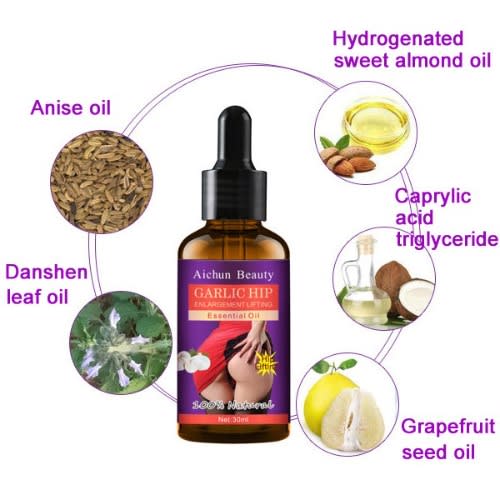 Garlic Hip & Butt Enlargement Essential Oil -30ml