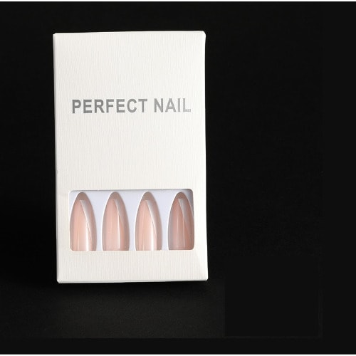 Ballet Coffin Full Cover Long Press On Nail - Sm30210906  - 24 Pieces