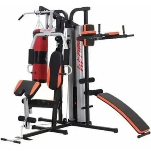 American Fitness Multi-gym Machine For 3 Persons With Sit-up & Punching Bag