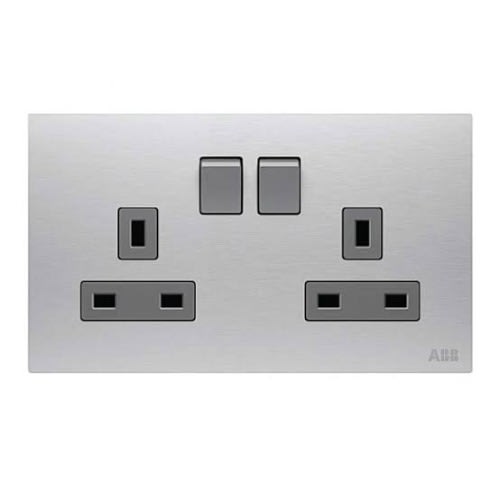 ABB 13amps Double Wall Socket