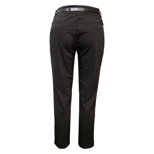 Luxury Ladies Corporate Straight Trouser -Black