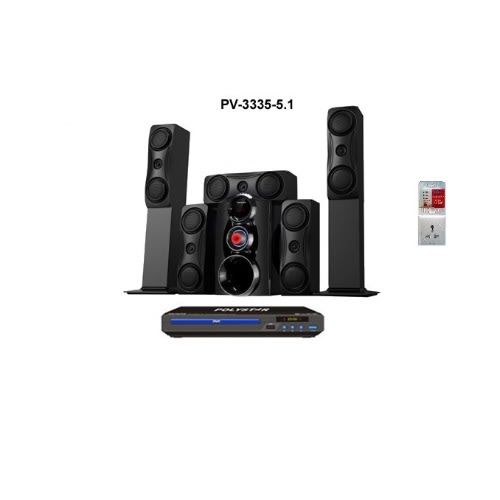 5.1ch Home Theatre With Dvd Player Pv-3335-5.1 + Free Surge