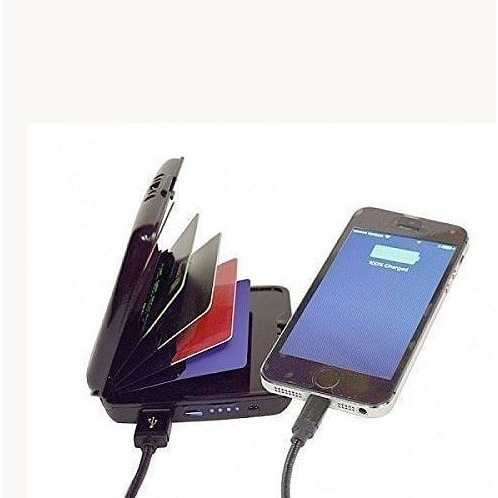 Atm Card Holder With Power Bank