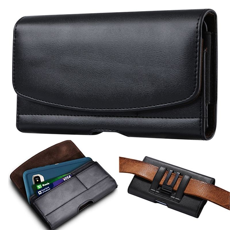 Multifunctional Waist Bag Phone Leather Case 5.2-6.5 Inch