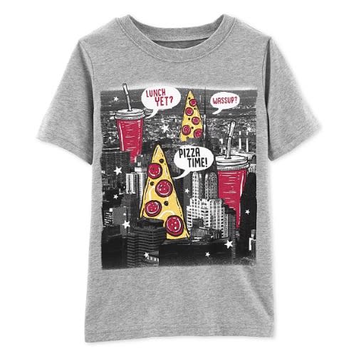 Little Boys Pizza Graphic Cotton T Shirt