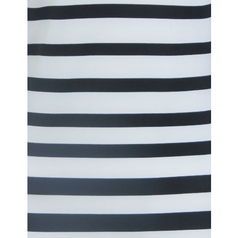 White And Black Patterned Dress