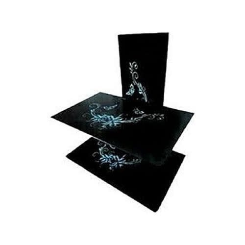 DVD & Audio Double Layer Glass Wall Shelf
