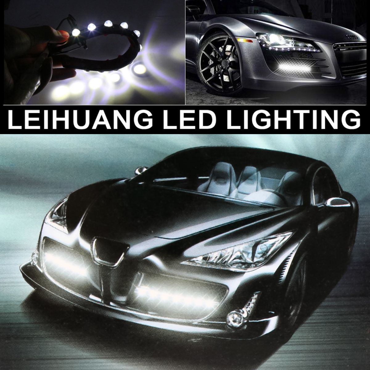10LEDs SMD-5050 Car Daytime Running Light
