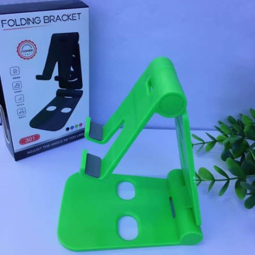 Folding Lazy Bracket Phone Holder Stand - Green