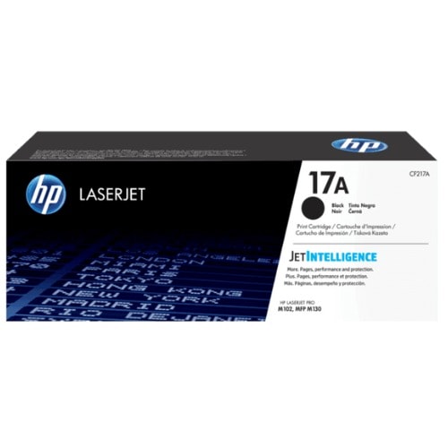 HP Laserjet Toner Cartridge - Cf217a - 17a - Black