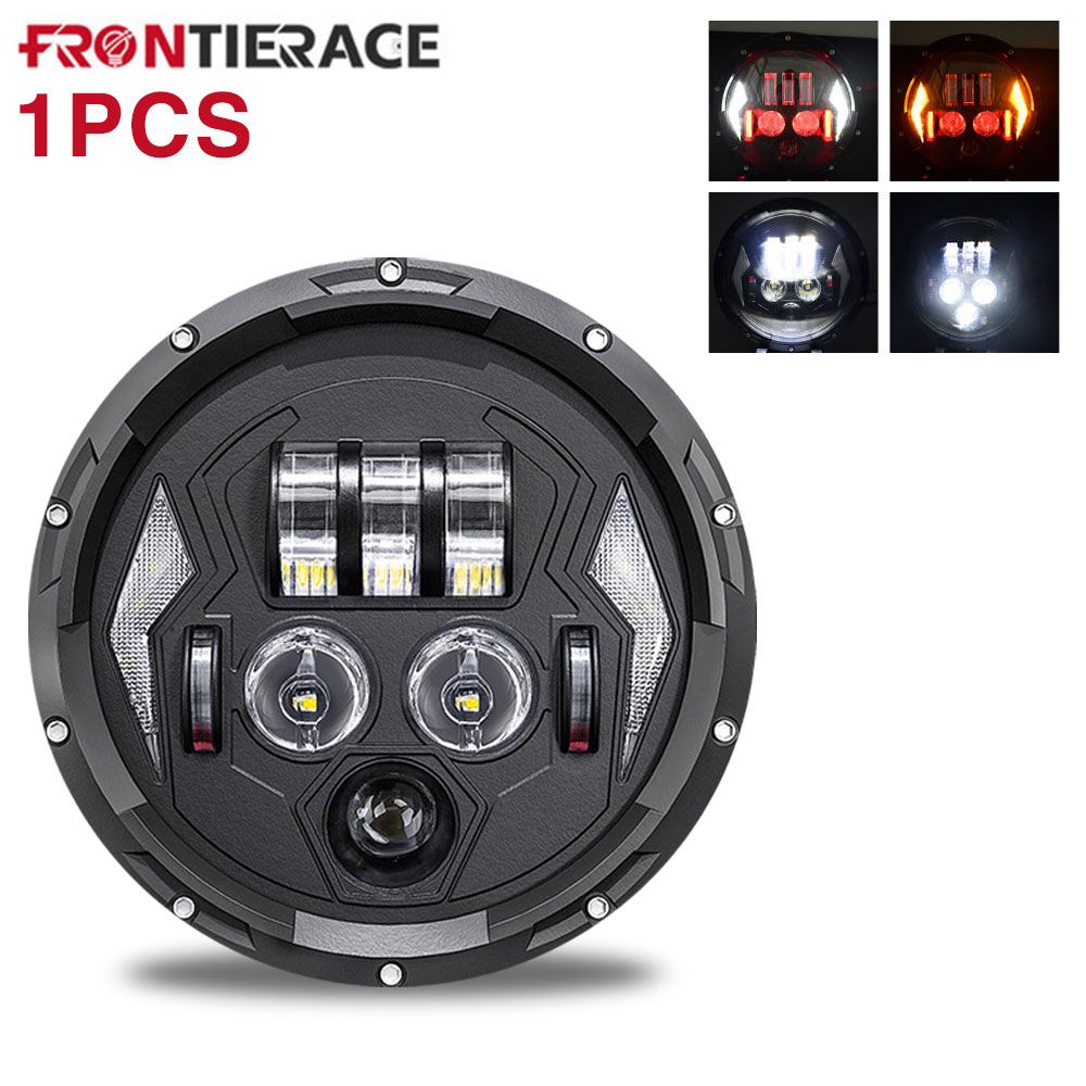 7inch LED Jeep Wrangler Off Road Ights Headlight Car Motorcycle Head Light Embly Far Near Beam