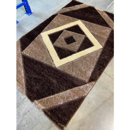 5 By 7ft Pattern Multicolor Center Shaggy Rug