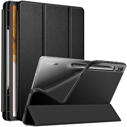 Soft Tpu Smart Stand Back Cover Auto Wake/sleep  For Samsung Tab S8 Plus