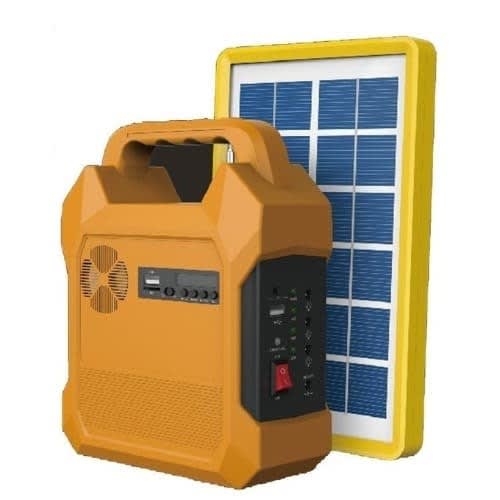 Multi-functional Solar Power Kit And Music System With Fm Radio
