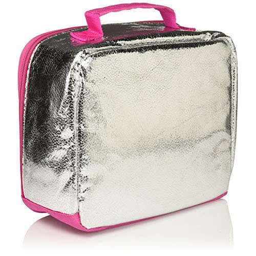 Girls' Metallic Lunchbox, Multi