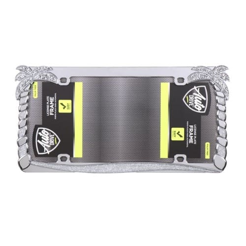 Auto Drive License Plate Frame - Palm Tree - 13.25X6"