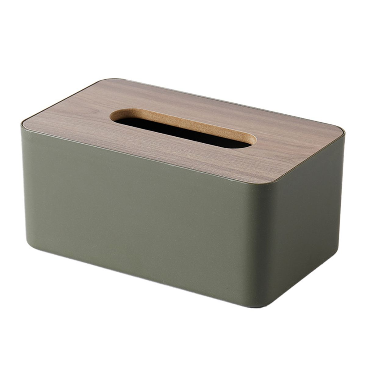 Tissue Container All Match Simple Tissue Case Army Green
