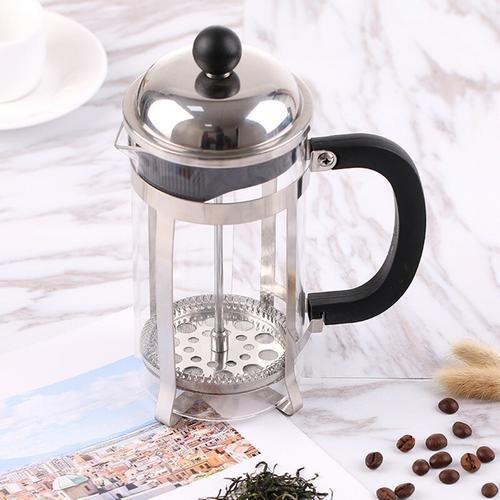 350ml Stainless Steel Glass French Filter Coffee Pot Coffee Tea Pot Press Plunger  Hollow Cafetiere Tool New Coffer Maker