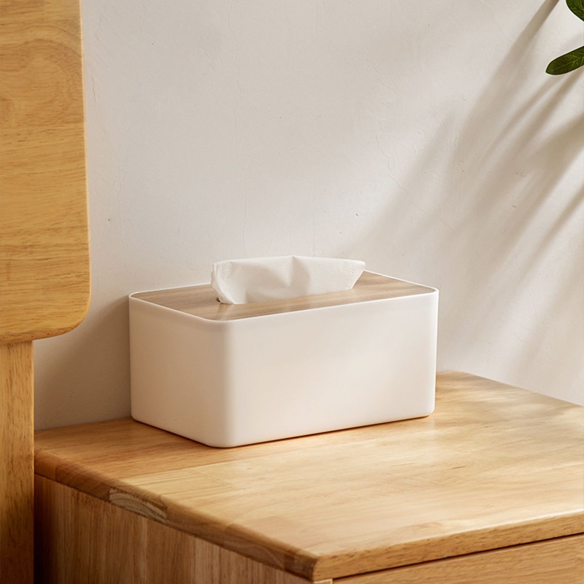 Tissue Container All Match Simple Tissue Case White