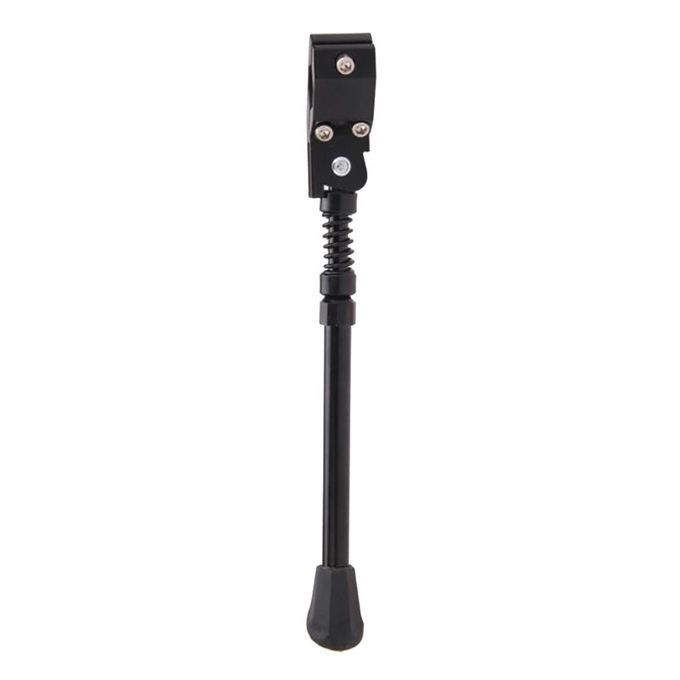 Bike Kick Stand Cycle Adjustable Rubber Foot Heavy Duty Prop Black