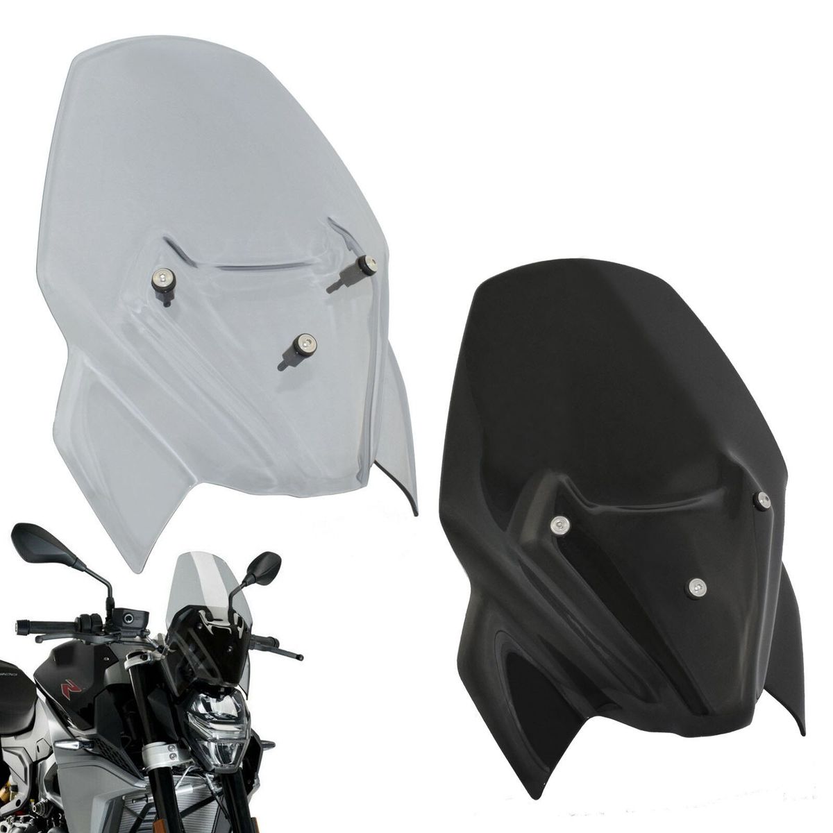 Motorcycle Parts Front Windscreen Windshield Fly Screen