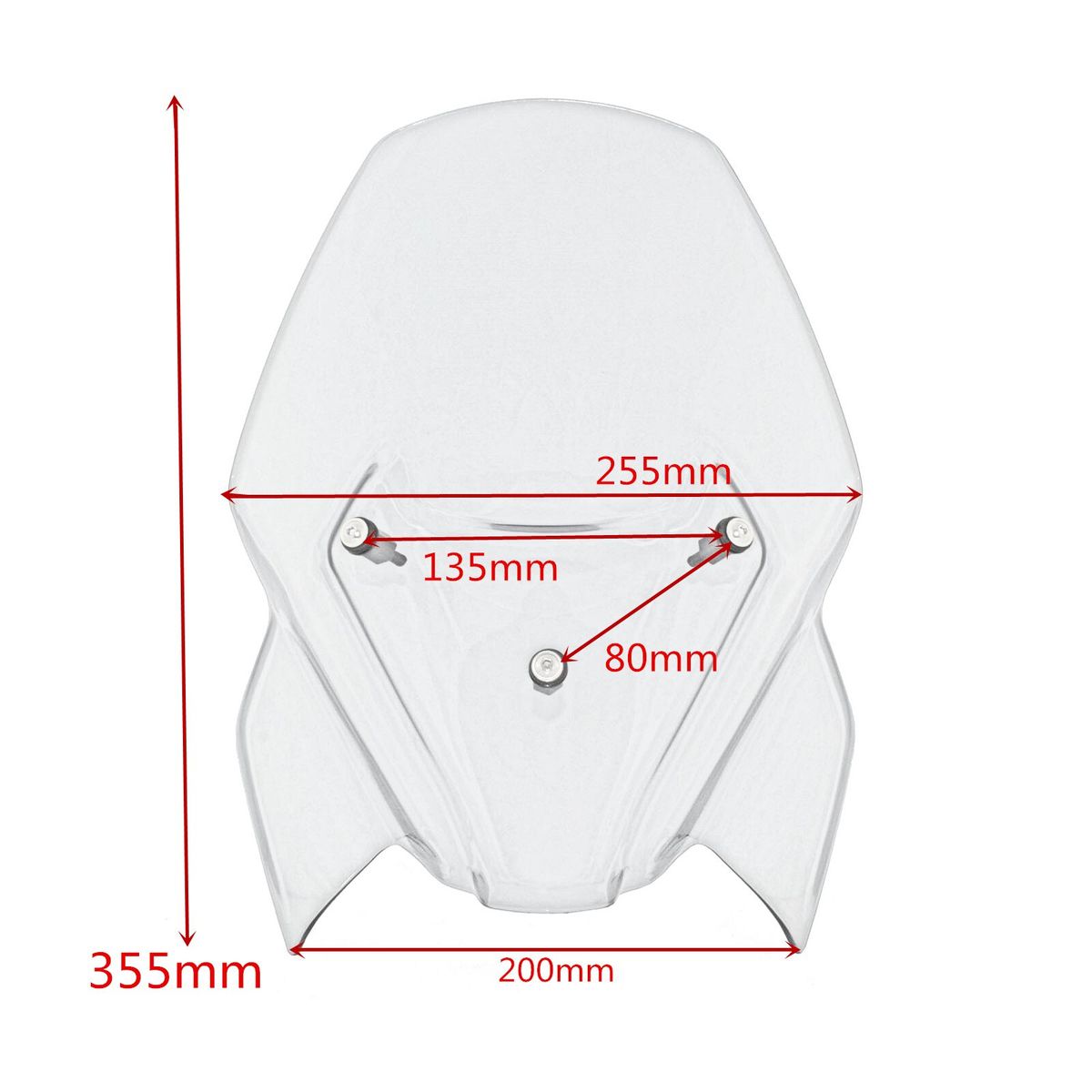 Motorcycle Parts Front Windscreen Windshield Fly Screen