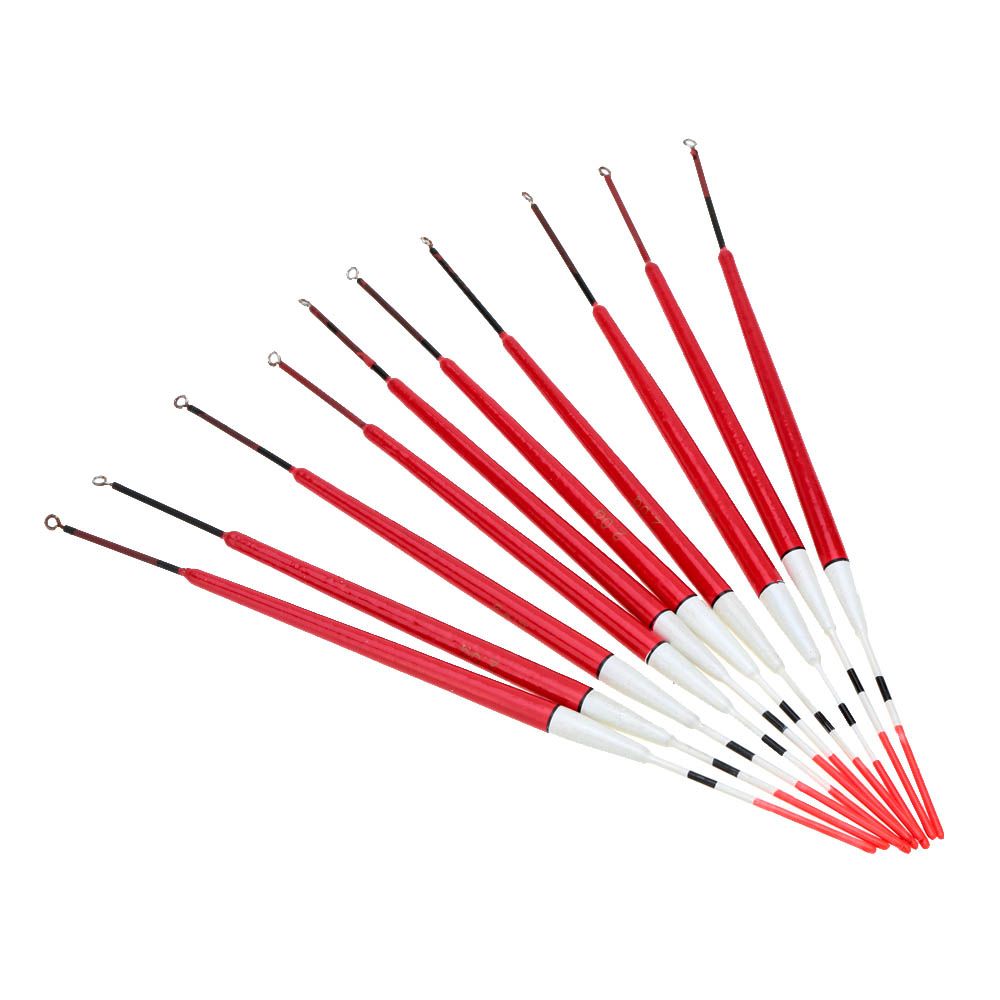 10 Pcs 2g Fishing Floats Buoy Set Paulownia Wood Fishing