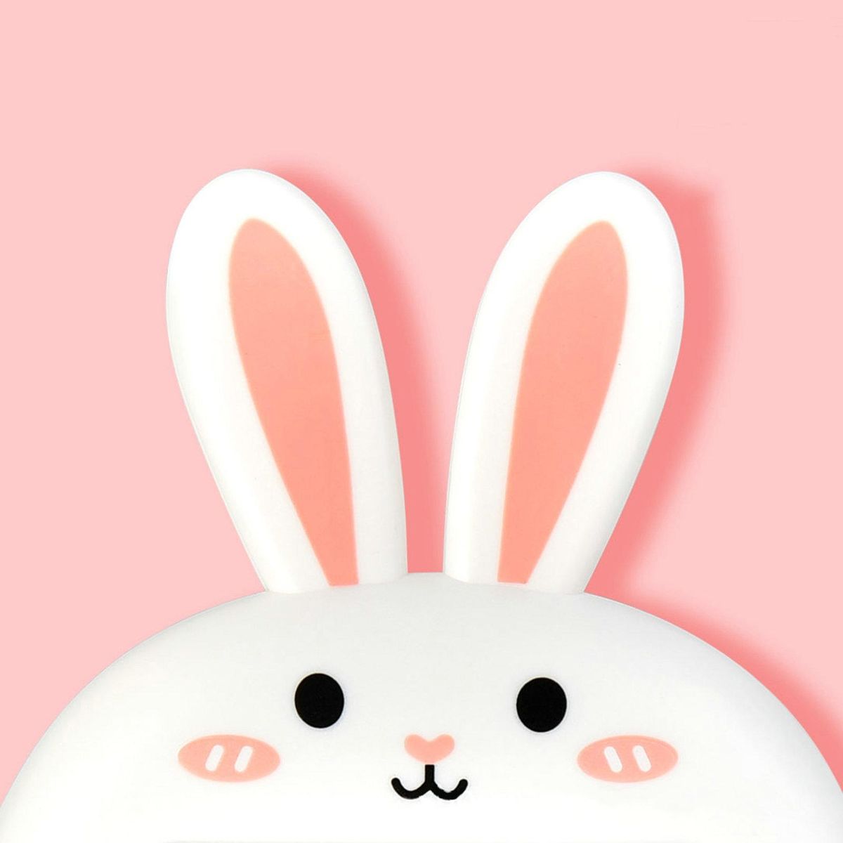 Digital Cartoon Rabbit Kitchen Manual Reminder Clock White