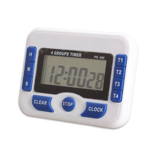 3-Channel Count Down Timer Digital Display Clock