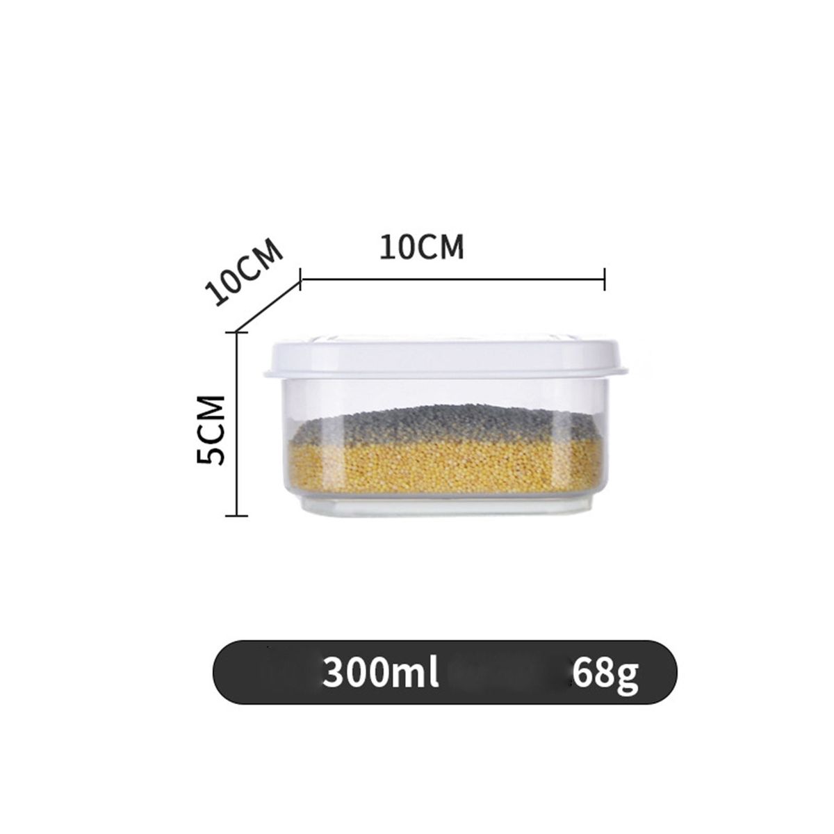 Cereal Dispenser Pasta Kitchen Organiser Jars