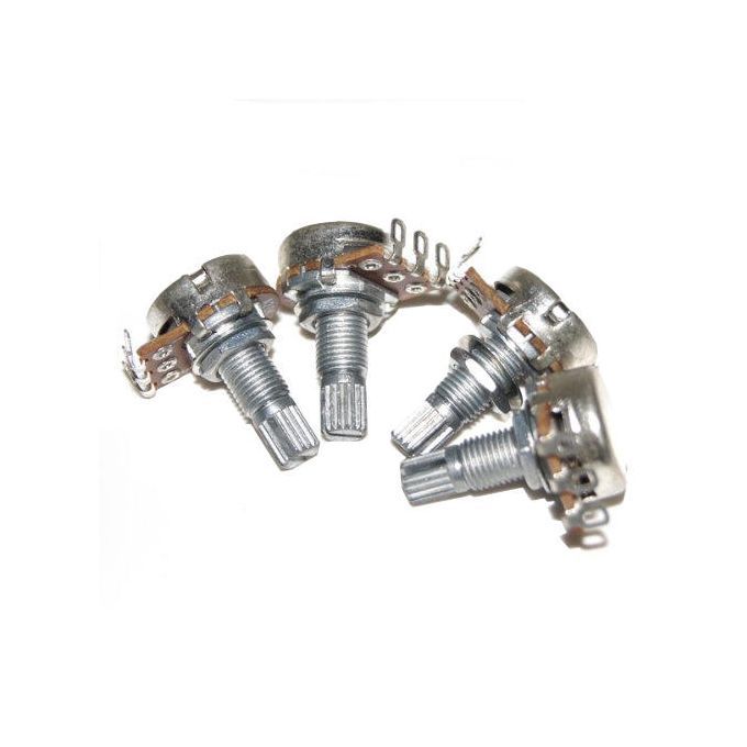 4pcs 10K/ 20K/100K  A Pot Audio Potentiometer For Electric Guitar