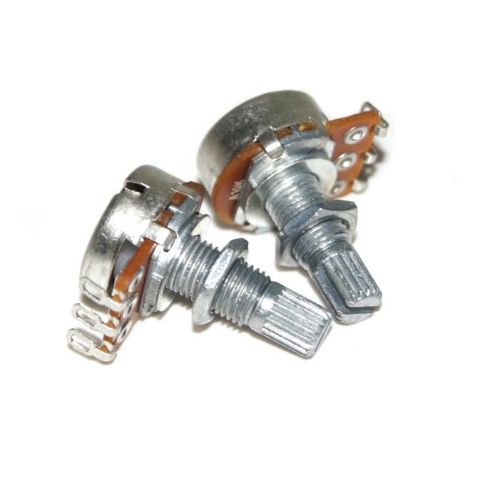 4pcs 10K/ 20K/100K  A Pot Audio Potentiometer For Electric Guitar