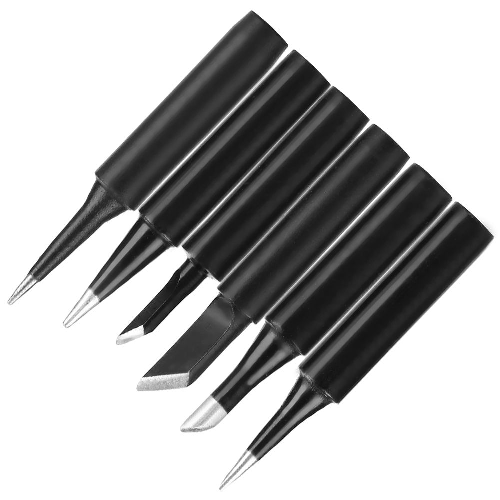 6pcs Lead Free Soldering Iron Tips Set For 936/937 Welding